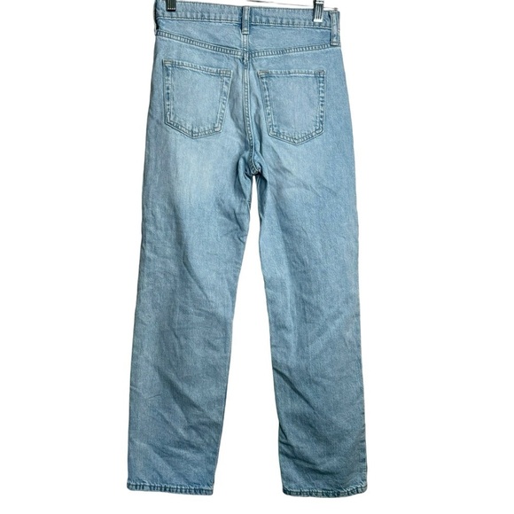 Gap Teen Sky-High Loose Jeans Size 10 Light Wash - Picture 8 of 9